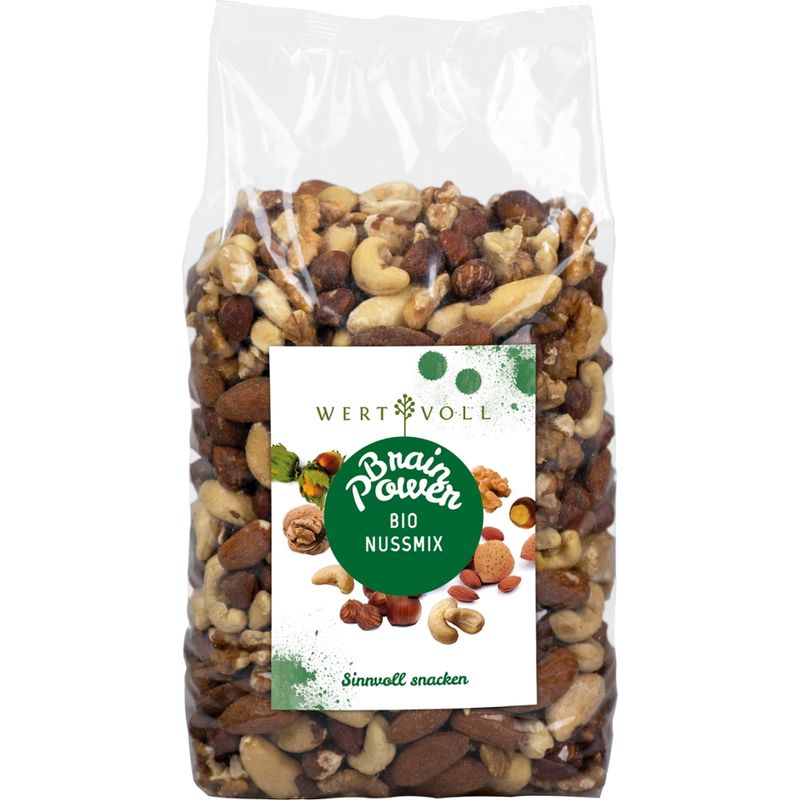 WERTVOLL WERTVOLL Bio Nussmix 1000 g, International - Produktbild