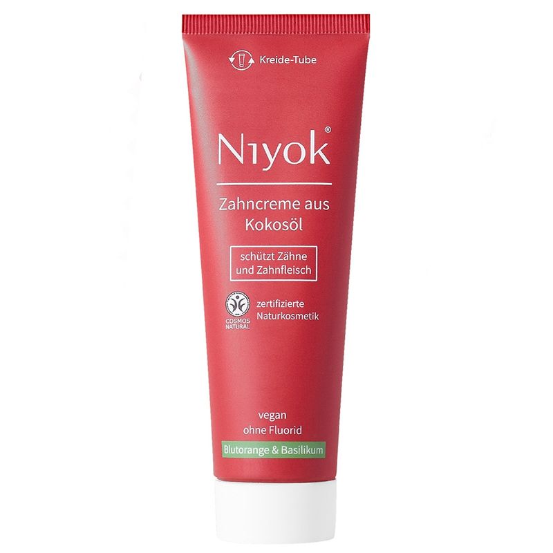 Niyok NIYOK - Dentifrice à l'huile de coco bio : Orange sanguine & Basilic - Produktbild
