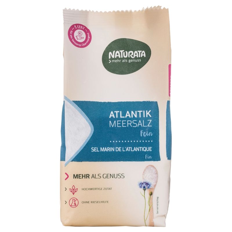 NATURATA Atlantik Meersalz, fein - Produktbild