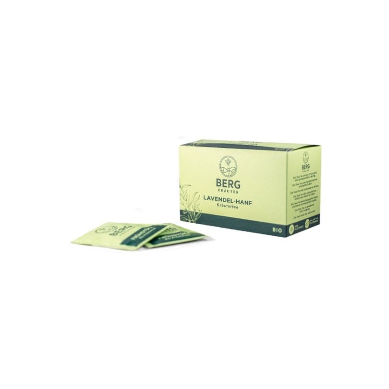 Bergkräuter Bergkräuter BIO Lavendel-Hanf, Doppelkammer 20x1,7g - Produktbild