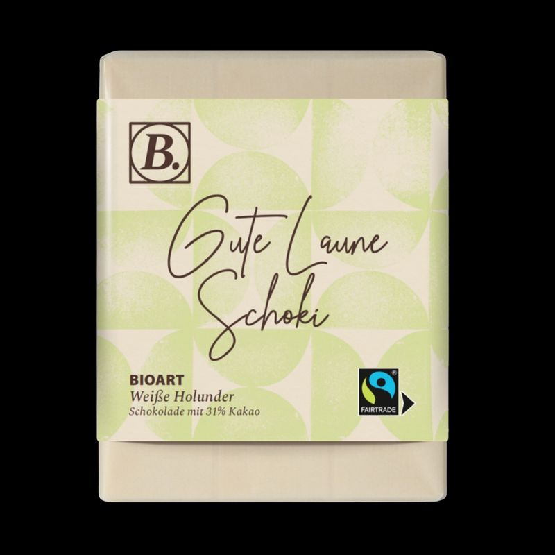 BioArt AG B. Schokolade Gute Laune Schoki 70g bio, FT-Cert - Produktbild