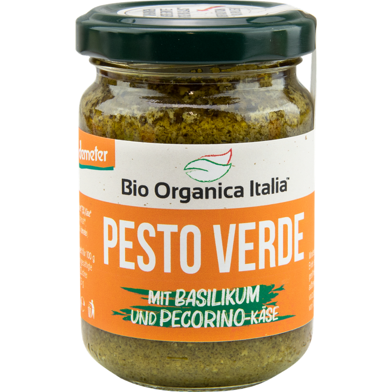 Bio Organica Italia Bio Organica Italia basil pesto with pecorino cheese 130 g - Produktbild