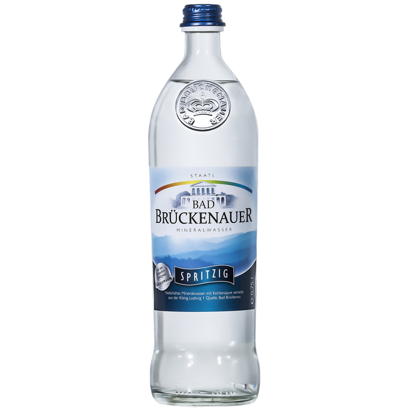 Staatl. Mineralbrunnen AG Bad Brückenau Staatl. Bad Brückenauer Mineralwasser spritzig 12 x 0,75l Individual - Produktbild