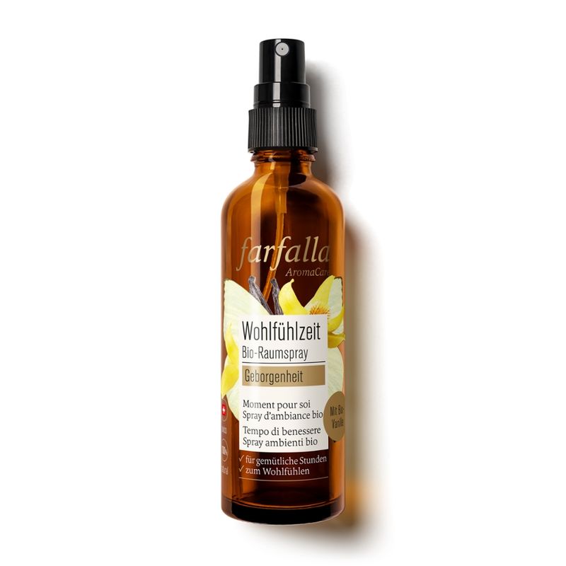farfalla Wohlfühlzeit Bio-Raumspray Geborgenheit, 75ml - Produktbild