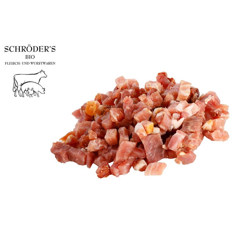 Schröder's Bio Fleisch- und Wurstwaren Katenschinken gewürfelt 1 kg - Produktbild