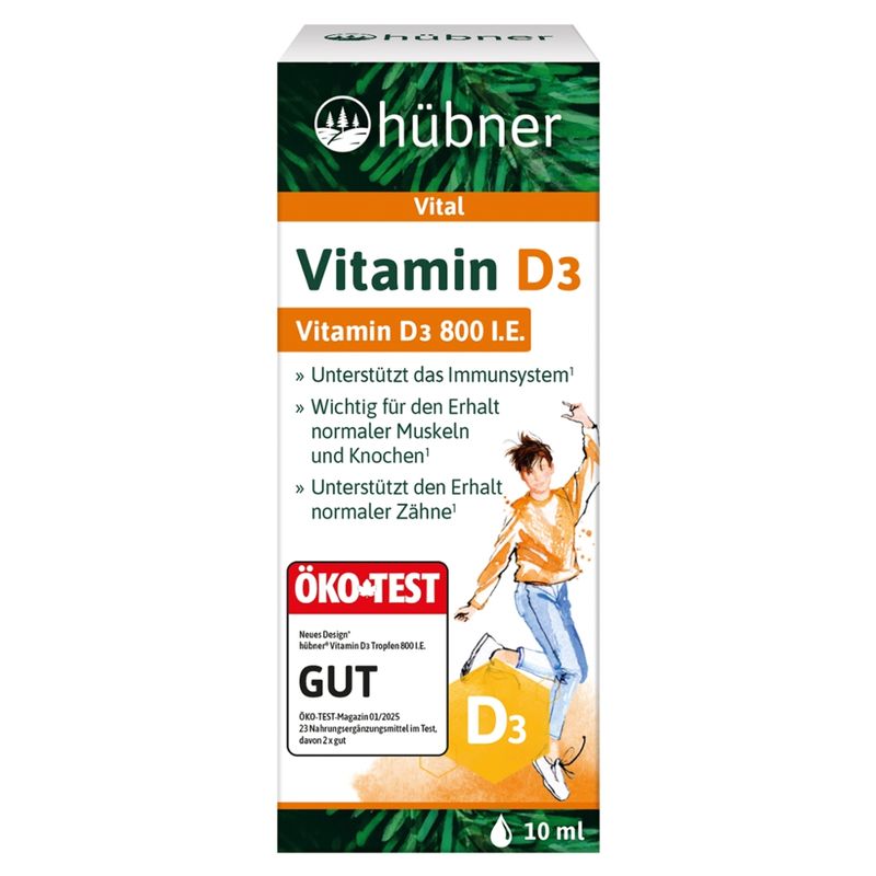Hübner hübner® Vitamin D3 Tropfen - Produktbild