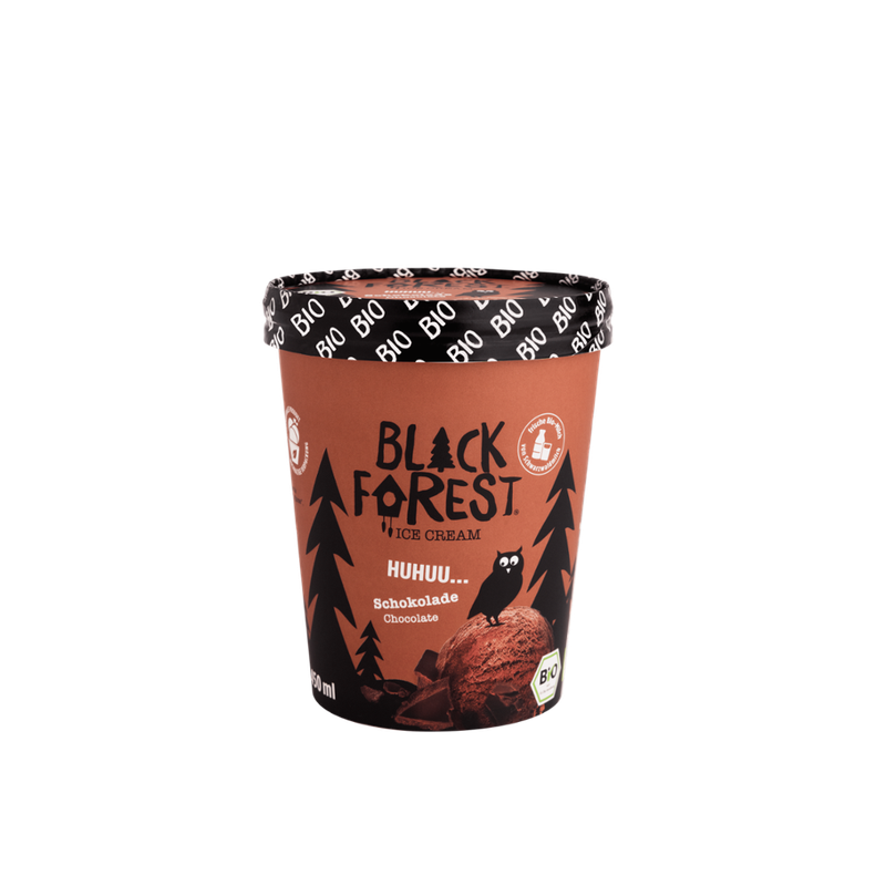 BLACK FOREST ICE CREAM  BLACK FOREST ICE CREAM Bio Schokolade 450ml Becher - Produktbild