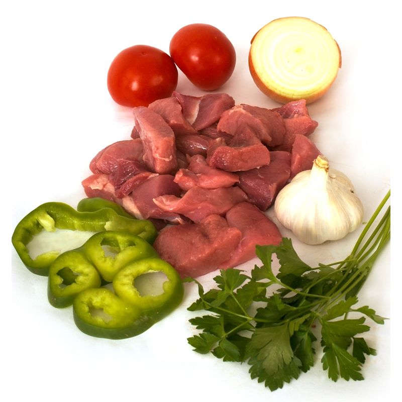 Sonnberg BIO Schweins Gulasch e 5kg geschnitten 3x3cm TK - Produktbild