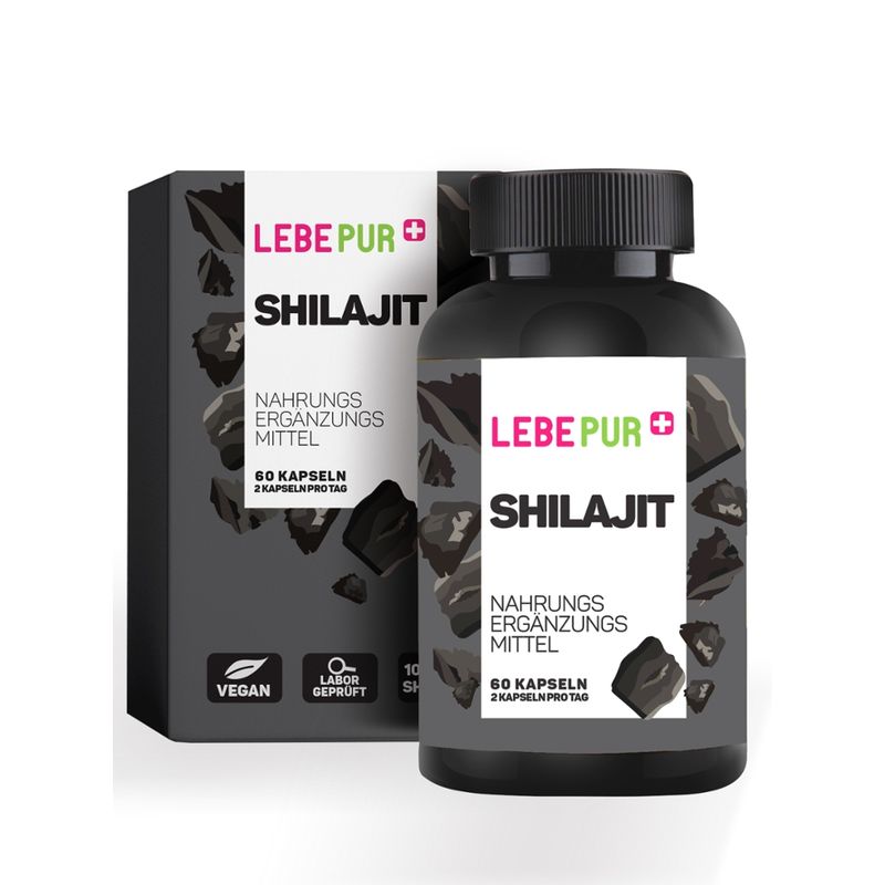 Lebepur Lebepur+ Shilajit Kapseln 60 Stück - Produktbild