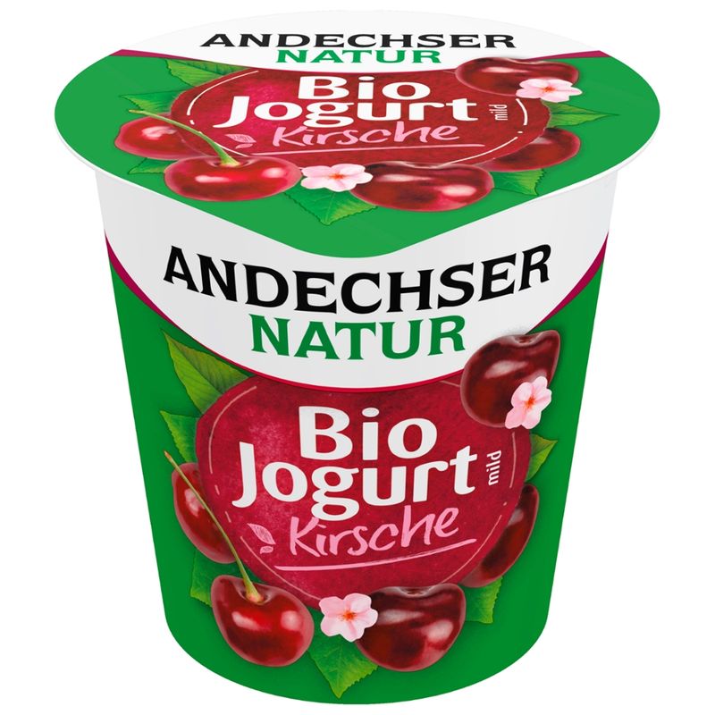 Andechser Natur Bio Jogurt mild Kirsche 3,8% - Produktbild