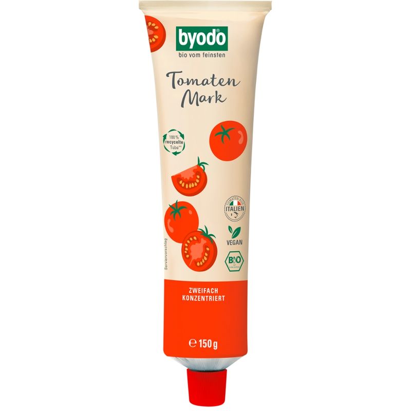Byodo Byodo Tomatenmark Doppelfrucht, in der Tube, 150 g - Produktbild