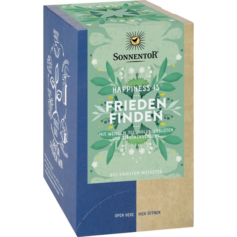 Sonnentor Frieden finden Tee Happiness is®, Doppelkammerbeutel - Produktbild