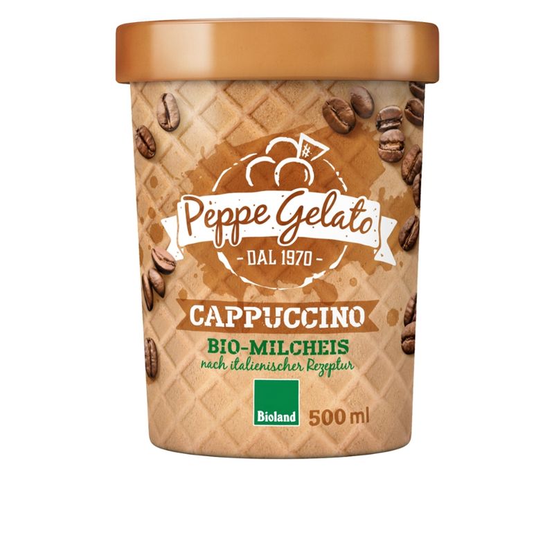 Peppe Gelato  Peppe Gelato Cappuccino Bio-Milcheis - Produktbild