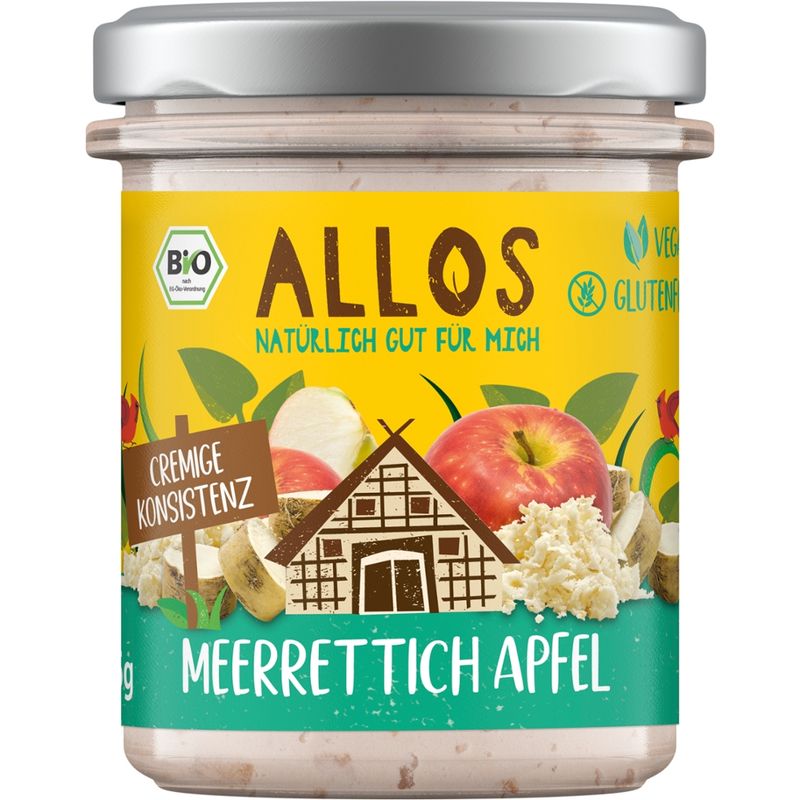 Allos Streichgenuss Meerrettich Apfel - Produktbild