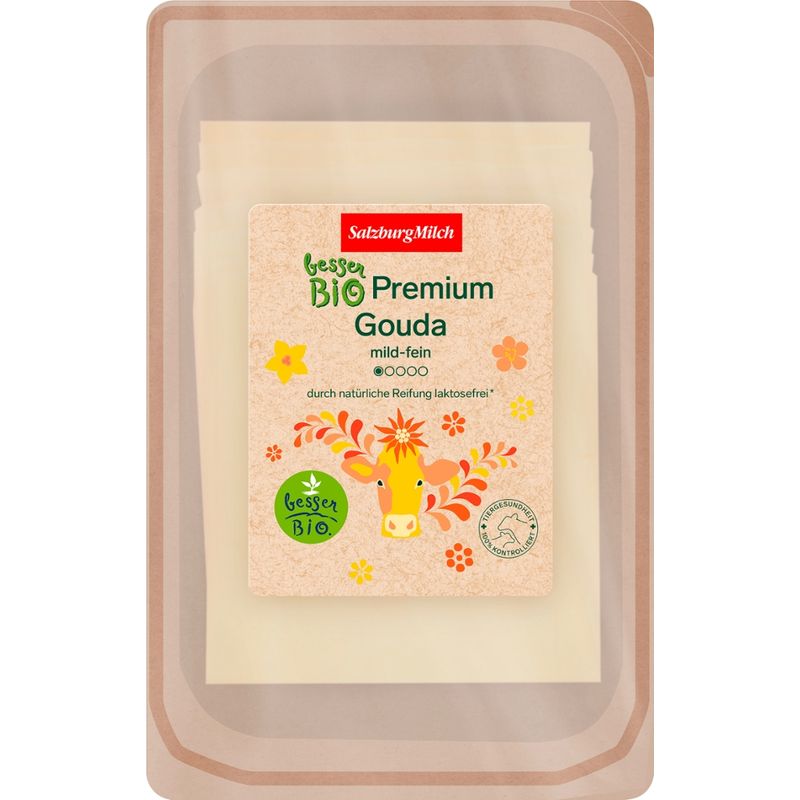 SalzburgMilch SalzburgMilch Bio Premium Gouda 50% Scheiben - Produktbild