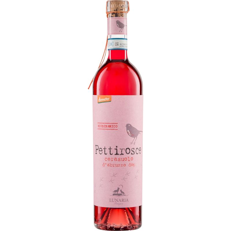 Riegel Erzeugermarken PETTIROSCE Cerasuolo d'Abruzzo DOP Lunaria - Produktbild