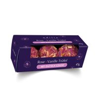 Bio Rose-Vanille Trüffel mit Damaszener Rosenblüten - Produktbild