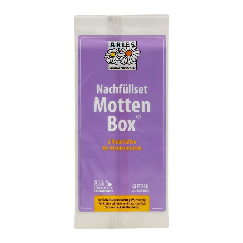 Aries Nachfüllset Mottenbox 2 Klebefallen für Kleidermotten - Produktbild