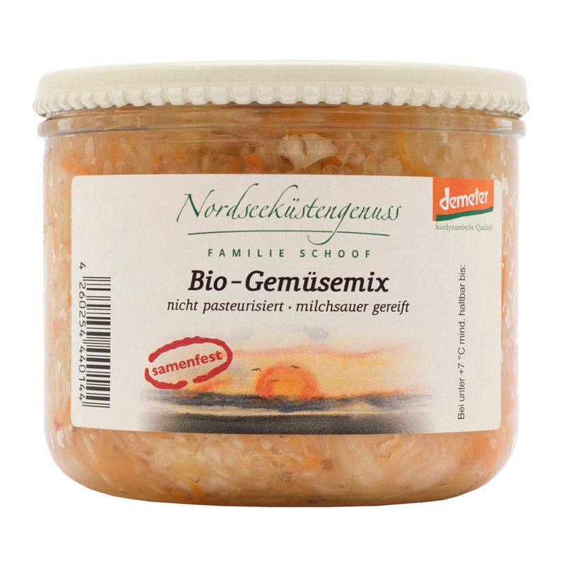 Nordseeküstengenuss Bioaktiver Gemüsemix im Glas - Produktbild