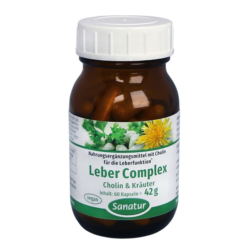 Sanatur Leber Complex, 6o Kapseln - Produktbild