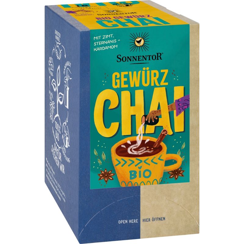 Sonnentor Gewürz Chai, Doppelkammerbeutel - Produktbild