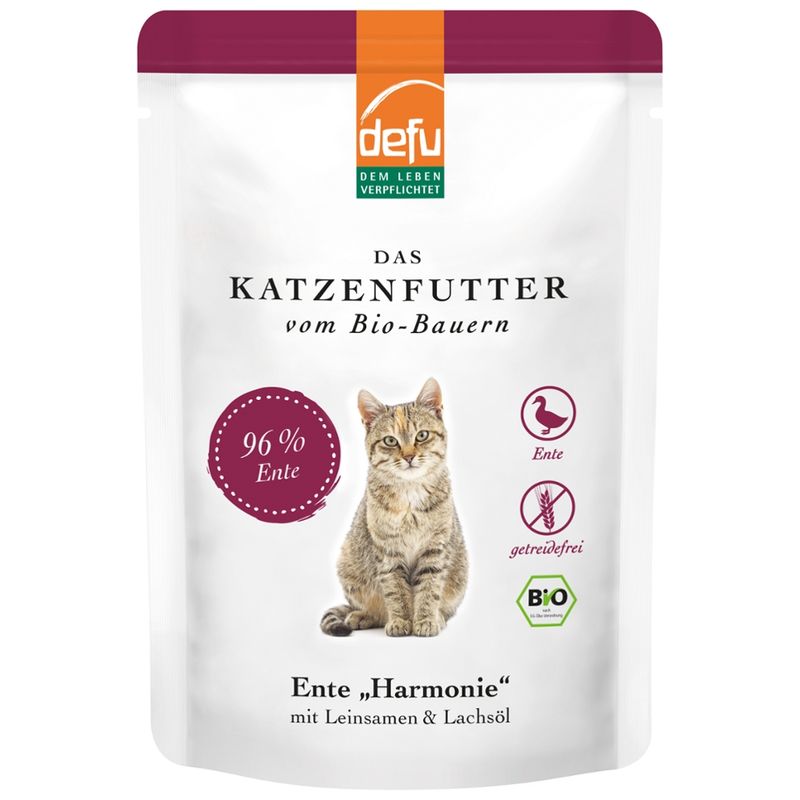 defu - Das Tierfutter vom Bio-Bauern Katze Ente "Harmonie" - Produktbild