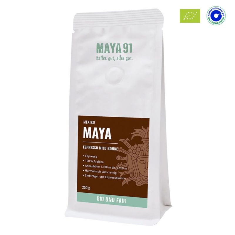 MAYA Kaffee 1991  250g MAYA Espresso Bohne - Produktbild