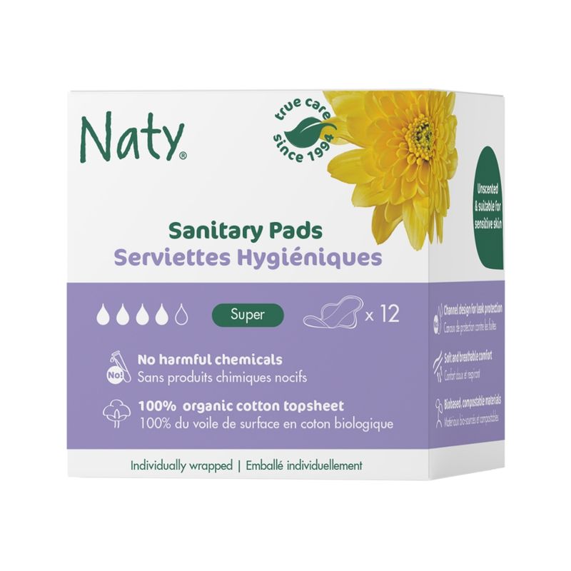 Naty Naty Damenbinden Super, 12 St - Produktbild