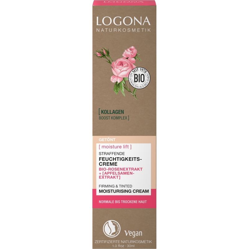 Logona [moisture lift] STRAFFENDE FEUCHTIGKEITSCREME (GETÖNT) - Produktbild