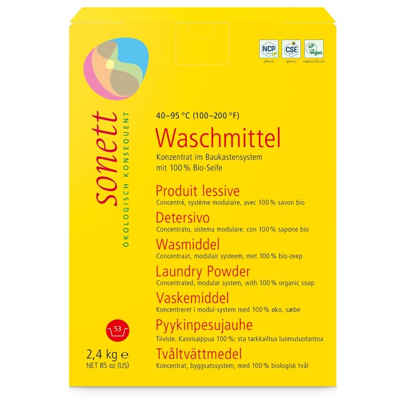 SONETT Waschmittel Pulver Konzentrat 40-95°C - Produktbild