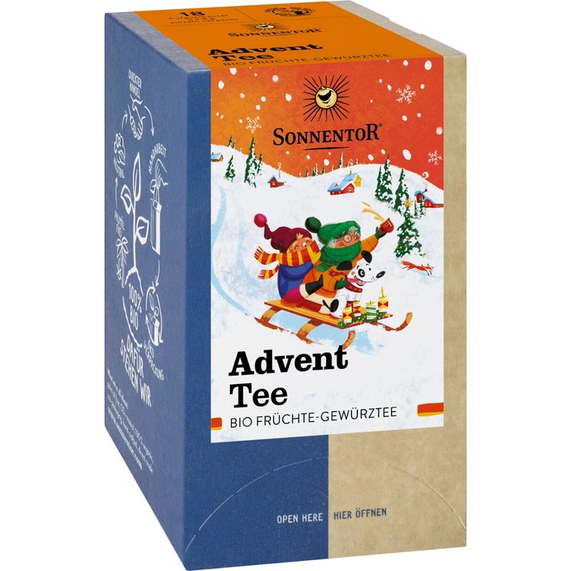 Sonnentor Advent Tee, Doppelkammerbeutel - Produktbild
