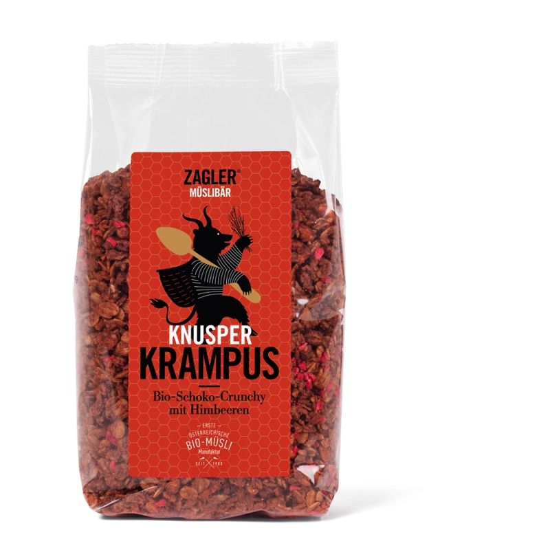 ZAGLER MÜSLIBÄR ZAGLER Bio-Krampus-Crunchy 500g, knusprig gebacken - Produktbild