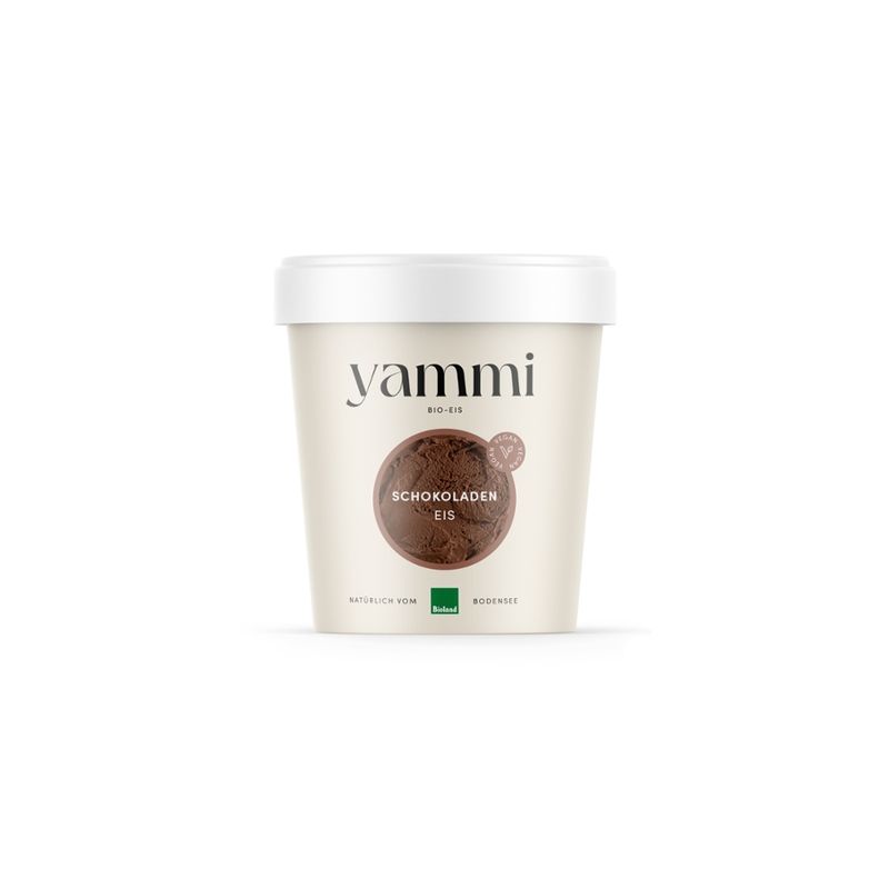 yammi BIO-EIS Schokoladeneis Vegan, Familienbecher - Produktbild