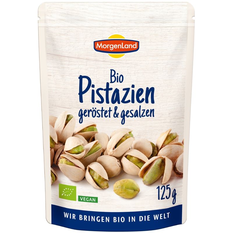 MorgenLand Bio Pistazien geröstet und gesalzen - Produktbild