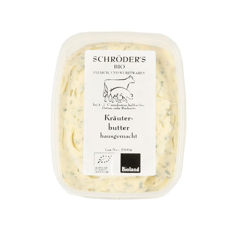 Schröder's Bio Fleisch- und Wurstwaren Kräuterbutter 120 g - Produktbild