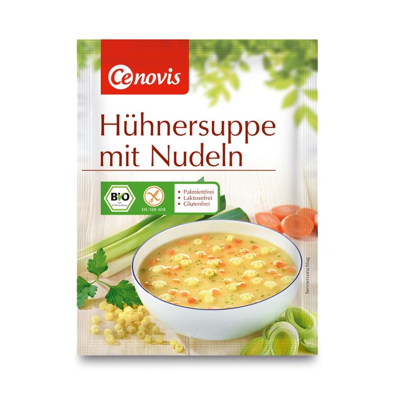Cenovis Hühnersuppe mit Nudeln, bio - Produktbild