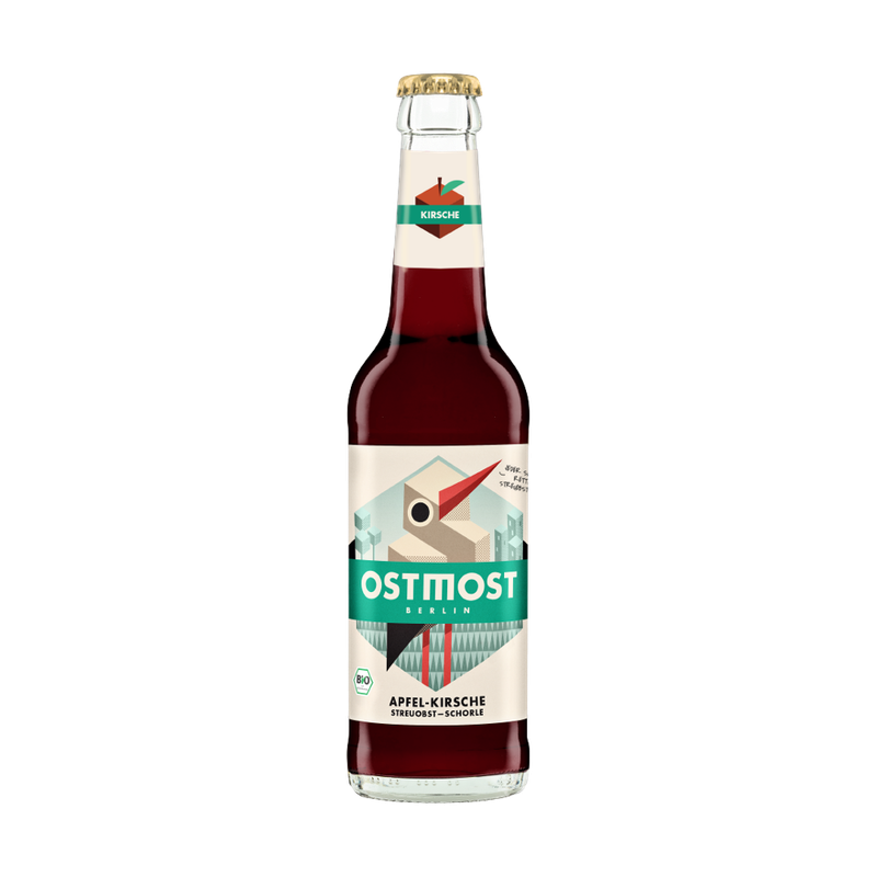 OSTMOST OSTMOST Bio Apfel-Kirsche Streuobstschorle - Produktbild