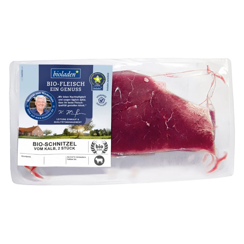 bioladen Kalbsschnitzel, 2 Stück - Produktbild