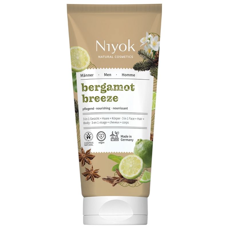 Niyok bergamot breeze 3in1 Duschgel Männer - Produktbild