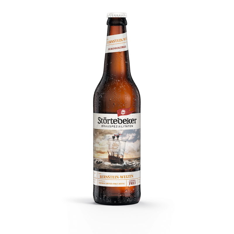 Störtebeker  Störtebeker  Bernstein-Weizen alkoholfrei 0,5l - Produktbild