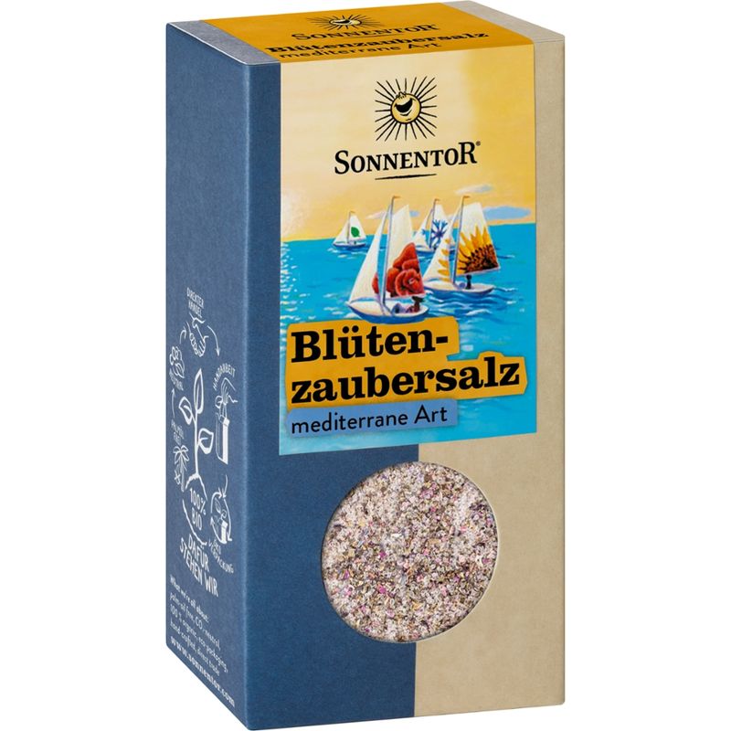Sonnentor Blütenzaubersalz mediterrane Art, Packung - Produktbild