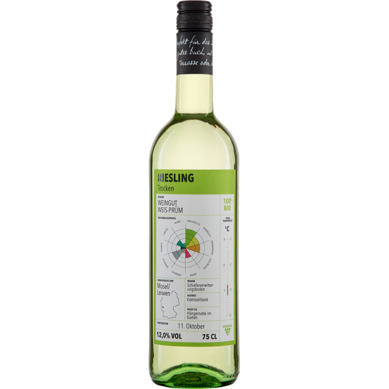 Riegel Eigenmarke Riesling QW Mosel ECOVIN Weis-Prüm - Produktbild