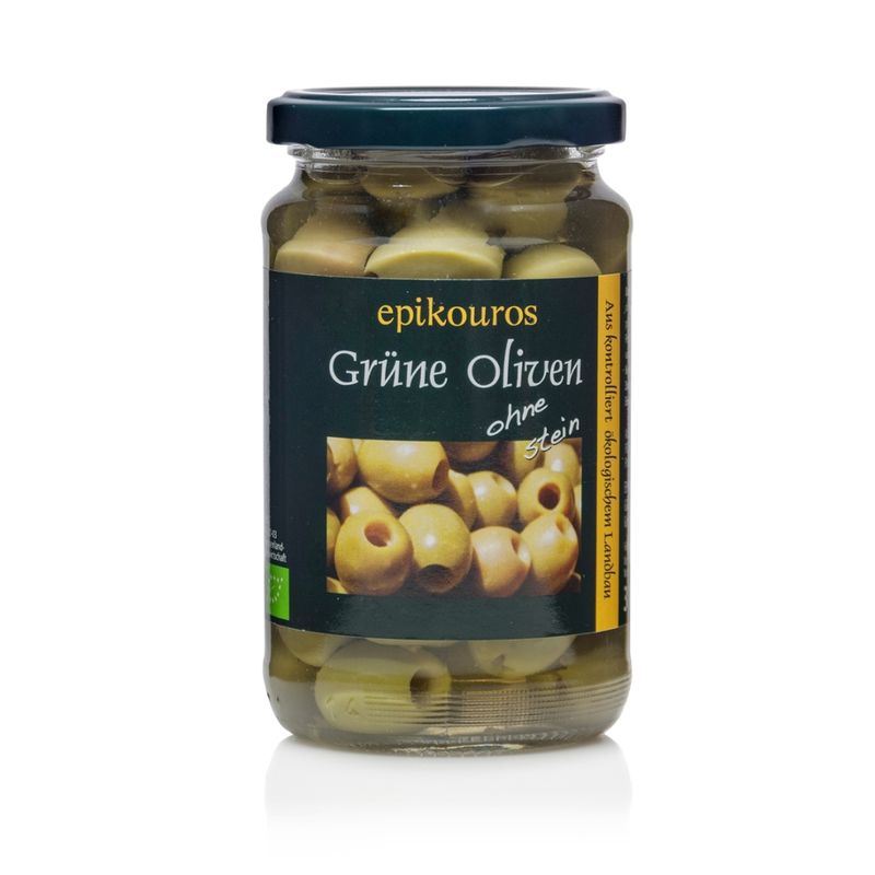 EPIKOUROS Grüne Oliven entsteint aus Griechenland - Produktbild