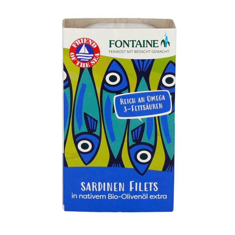 Fontaine Sardinenfilets in nativem Bio-Olivenöl extra - Produktbild