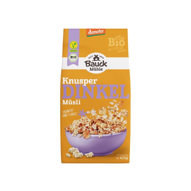 Bauck Mühle Dinkel Müsli Knusper Demeter - Produktbild