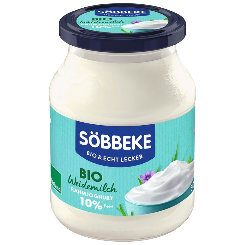 Söbbeke Bio Weidemilch Rahmjoghurt 10 % Fett - Produktbild