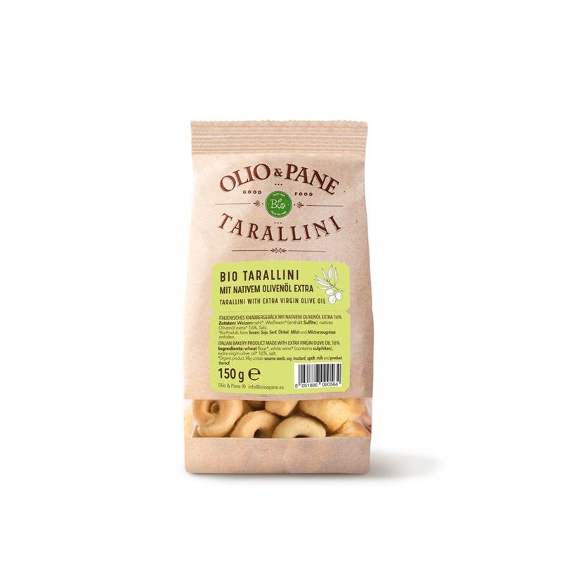 Olio&Pane Bio Tarallini mit nativem Olivenöl extra - Produktbild