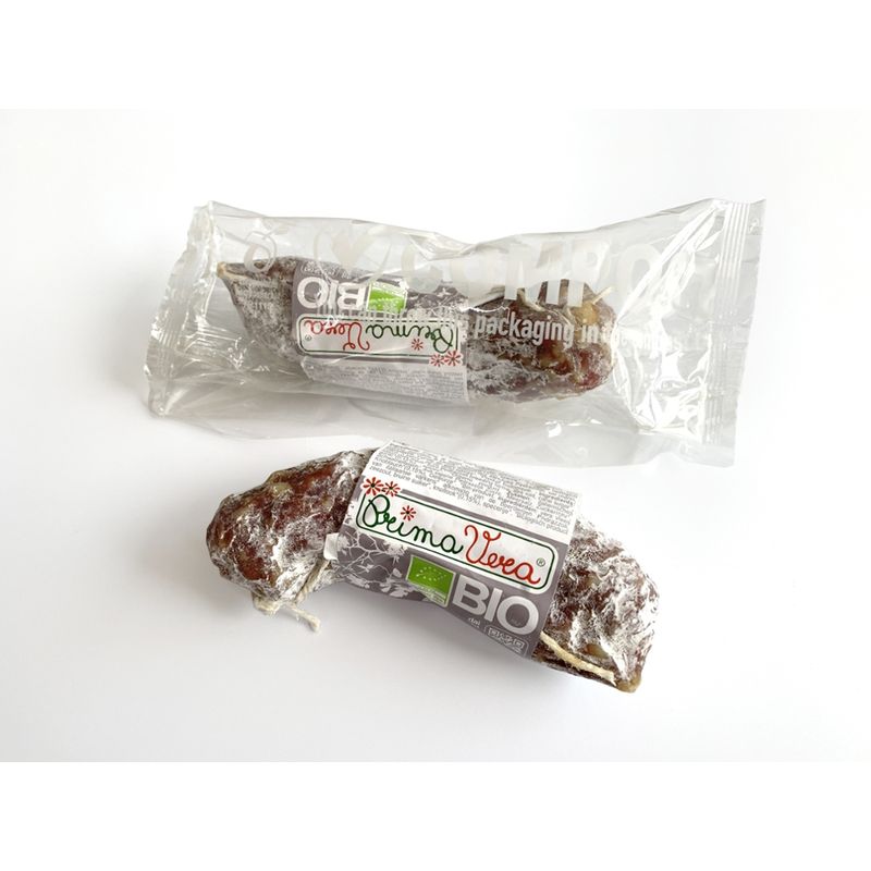 PrimaVera Bio Knoblauch Salamino luftgetrocknet 160g egalisiert - Produktbild