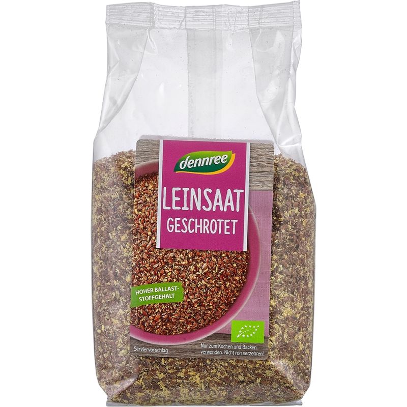 dennree Leinsaat geschrotet - Produktbild