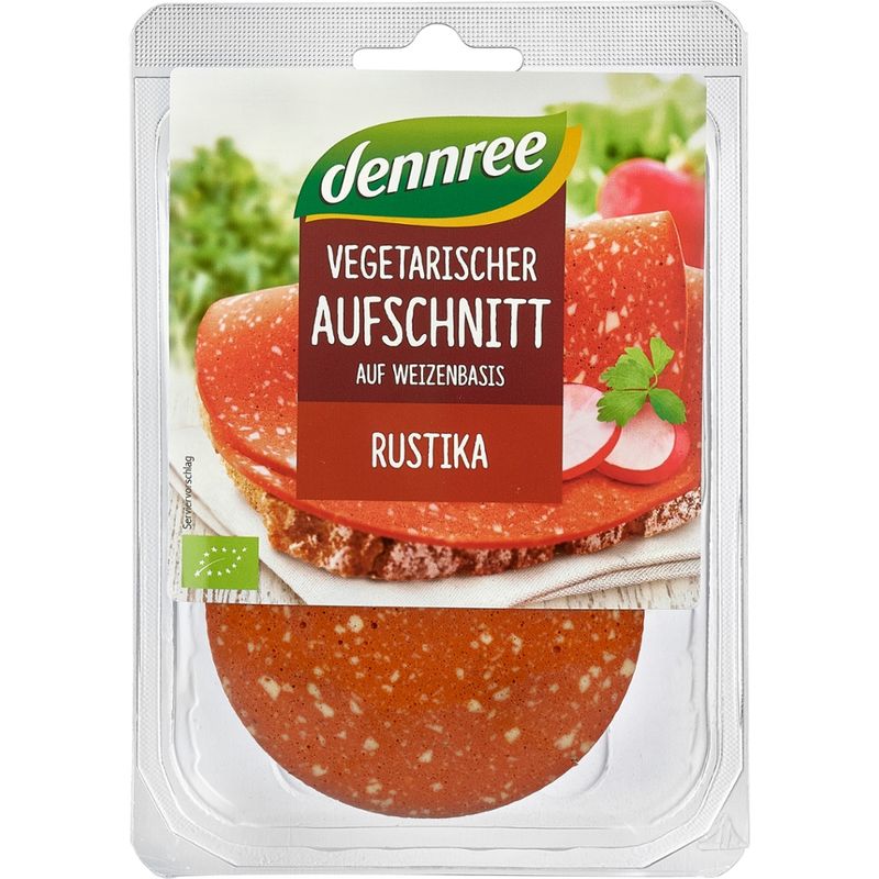 dennree Vegetarischer Aufschnitt auf Weizenbasis Rustika - Produktbild